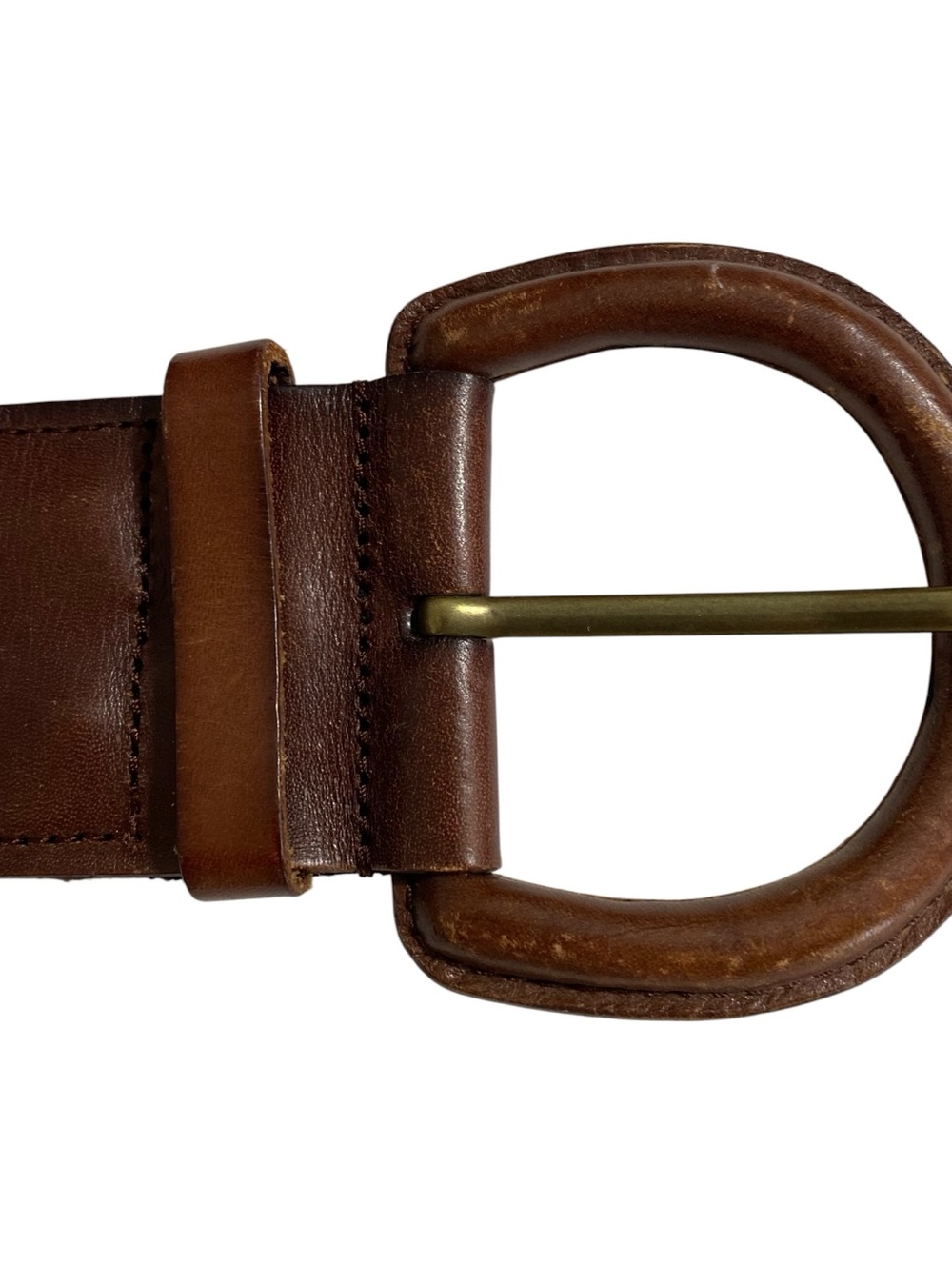 Women's Banana Republic Brown Leather Braided Belt Size XS - Picture 5 of 9